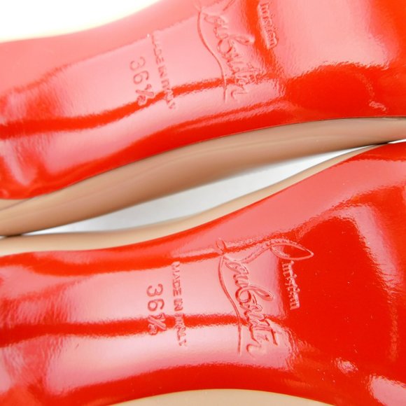 New CHRISTIAN LOUBOUTIN Blush Nude Heel Pumps 36.5 - Picture 9 of 11